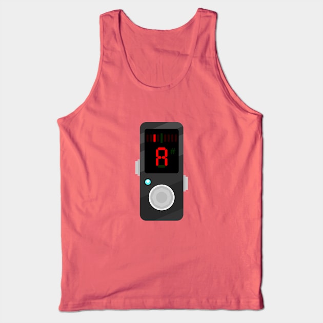 Out of Tune - Guitar Tuner Pedal Tank Top by d13design